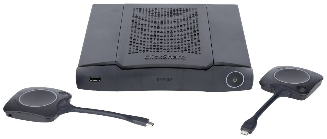 barco-clickshare-cx-50-eu-gen2-konferenzsystem-audio-line-out-hdmi-rj45-usb-c-usb-3-2-gen-1-usb-a-usb-3-2-gen.jpg Barco Clickshare CX-50 EU (GEN2) Konferenzsystem Audio-Line-out, HDMI®, RJ45, USB-C® (USB 3.2 Gen 1), USB-A (USB 3.2 Gen 1), USB-A (USB 3.2 Gen 1), USB-A (USB 3.2 Gen 1), WLAN Schwarz - Image 1