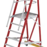 MUNK Günzburger Steigtechnik 036326 GFK/Alu Plattformleiter Arbeitshöhe (max.): 3.40 cm