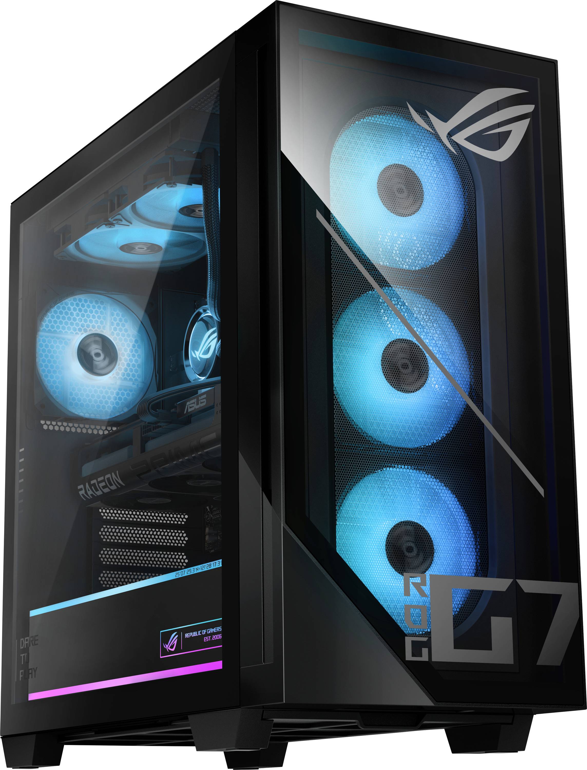 image-1176.jpg Asus Gaming PC ROG GM700 R7-9800X3D 64 2TB 5080 AMD Ryzen 7 9800X3D 5.2 GHz 64 GB RAM 2 TB SSD NVIDIA® GeForce RTX™ 5080 - Image 1