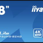 Iiyama 98" 3840x2160, UHD IPS panel, Haze 25%, Digital Signage Display EEK: F (A - G) 247.7 cm 97.5 Zoll 3840 x 2160 Pix