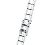 MUNK Günzburger Steigtechnik 040695 Aluminium Stufen-Seilzugleiter Arbeitshöhe (max.): 7.00 cm