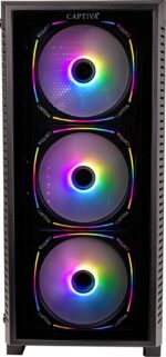 Captiva Gaming PC Highend Gaming AMD Ryzen 7 7800X3D 5 GHz 16 GB RAM 2 TB SSD AMD AMD Radeon Graphics Nvidia NVIDIA GeFo