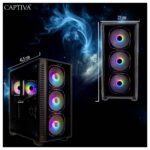 Captiva Gaming PC Highend Gaming AMD Ryzen 7 7800X3D 5 GHz 16 GB RAM 2 TB SSD AMD AMD Radeon Graphics Nvidia NVIDIA GeFo - Image 4