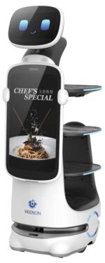 KEENON DINERBOT T10 Gastronomie Service Weiß, Schwarz Sprachgesteuert, inkl. Ladegerät - Image 2