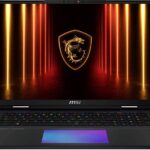 MSI Gaming Notebook 001824-656 45.7 cm (18 Zoll) UHD+ Intel® Core™ Ultra 9 285HX 64 GB RAM 2 TB SSD Deutsch, QWERTZ Schw