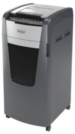 Rexel Optimum AutoFeed+ 750M Aktenvernichter 750 Blatt Mikroschnitt 2 x 15 mm P-5 140 l Vernichtet auch Büroklammern, He