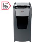 Rexel Optimum AutoFeed+ 750M Aktenvernichter 750 Blatt Mikroschnitt 2 x 15 mm P-5 140 l Vernichtet auch Büroklammern, He – Bild 12