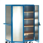 Fetra - Etagen-Kastenwagen - 750 kg - 780 x 1.200 mm (BxT) - Flügeltüren - Alu