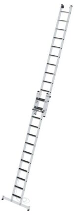 MUNK Günzburger Steigtechnik 040694 Aluminium Stufen-Seilzugleiter Arbeitshöhe (max.): 7.0 cm
