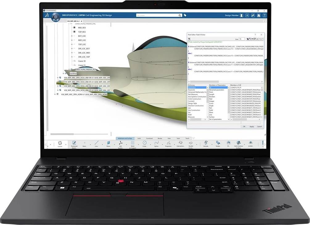 image-2745.jpg Lenovo ThinkPad P16s Gen 4 21RX - 180-Scharnierdesign - AMD Ryzen AI 9 HX PRO 370 / 2 GHz - AMD PRO - Win 11 Pro - Radeo – Bild 1