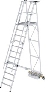 MUNK Günzburger Steigtechnik 52712 Aluminium Plattformleiter Montage mit Werkzeug Arbeitshöhe (max.): 4.8 m