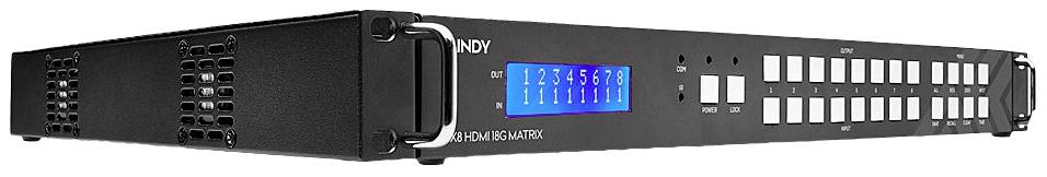 image-3212.jpg LINDY Lindy 8x8 HDMI 18G Matrix with Video Wall Scaling HDMI-Matrix-Switch 3840 x 2160 Pixel – Bild 1