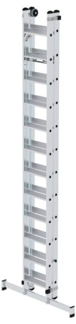 MUNK Günzburger Steigtechnik 040684 Aluminium Stufen-Seilzugleiter Arbeitshöhe (max.): 7.0 cm 23 kg – Bild 2