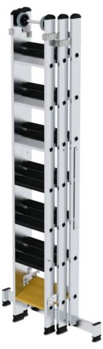 MUNK Günzburger Steigtechnik 033322 Aluminium Stufen-Mehrzweckleiter 25.3 kg – Bild 2