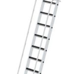 MUNK Günzburger Steigtechnik 040354 Aluminium Stufen-Anlegeleiter Arbeitshöhe (max.): 4.5 cm