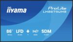Iiyama LH8675UHS-B2AG Digital Signage Display EEK: G (A - G) 217 cm 85.6 Zoll 3840 x 2160 Pixel 24/7
