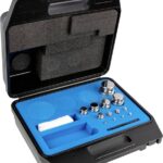 Kern 304-064 Gewichtssatz, E1, 1 g - 1 kg, Knopf, Edelstahl poliert, im Kunststoffkoffer