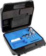 Kern 304-064 Gewichtssatz, E1, 1 g - 1 kg, Knopf, Edelstahl poliert, im Kunststoffkoffer