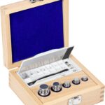 Kern 303-03 Gewichtssatz, E1, 1 mg - 100 g, Knopf, Edelstahl poliert, im Holzetui