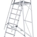 MUNK Günzburger Steigtechnik 52710 Aluminium Plattformleiter Montage mit Werkzeug Arbeitshöhe (max.): 4.3 m