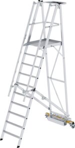 MUNK Günzburger Steigtechnik 52710 Aluminium Plattformleiter Montage mit Werkzeug Arbeitshöhe (max.): 4.3 m