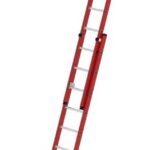 MUNK Günzburger Steigtechnik 035532 GFK/Alu Sprossen-Schiebeleiter Arbeitshöhe (max.): 7.2 cm 21.3