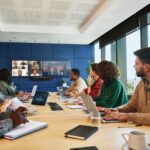 HP Poly Studio X72 All-In-One Video Bar Konferenzlautsprecher HDMI® Eingang, HDMI® Ausgang, USB-C®, USB-A, Audio-Line-in - Image 7