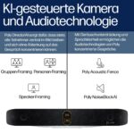 HP Poly Studio X72 All-In-One Video Bar Konferenzlautsprecher HDMI® Eingang, HDMI® Ausgang, USB-C®, USB-A, Audio-Line-in - Image 10