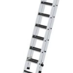 MUNK Günzburger Steigtechnik 040679 Aluminium Stufen-Schiebeleiter Arbeitshöhe (max.): 6.20 cm 24.3 kg