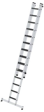 MUNK Günzburger Steigtechnik 040679 Aluminium Stufen-Schiebeleiter Arbeitshöhe (max.): 6.20 cm 24.3 kg
