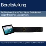 HP Poly Studio X72 All-In-One Video Bar Konferenzlautsprecher HDMI® Eingang, HDMI® Ausgang, USB-C®, USB-A, Audio-Line-in - Image 13