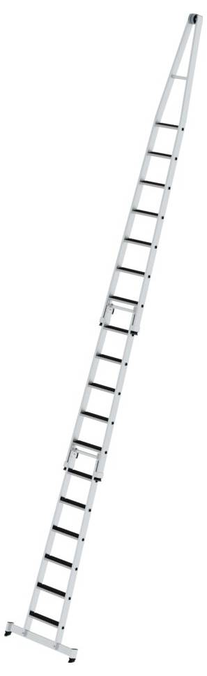 image-4590.jpg MUNK Günzburger Steigtechnik 040737 Aluminium Glasreinigerleiter Arbeitshöhe (max.): 6.75 cm 21.7 kg – Bild 1