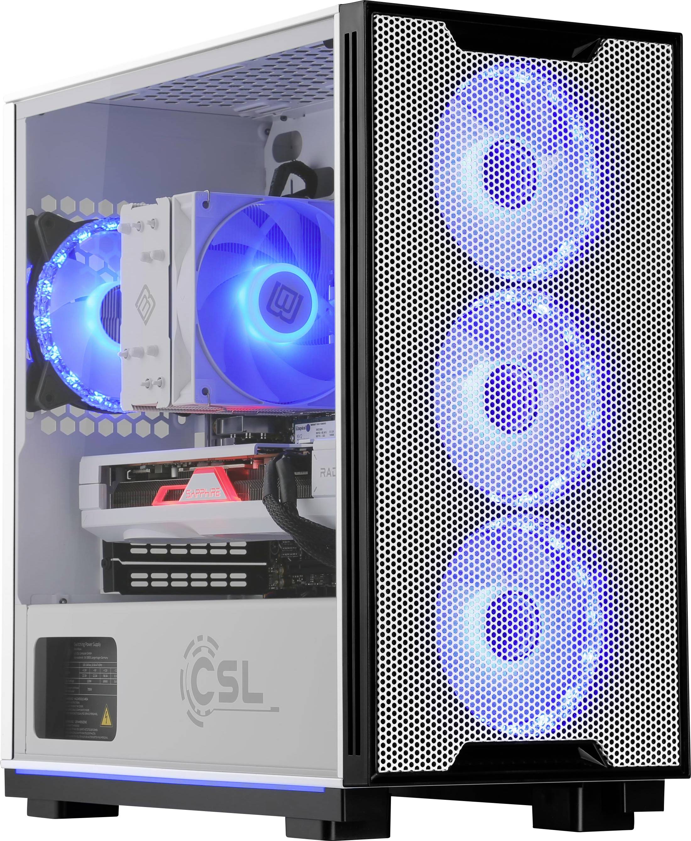 image-4695.jpg CSL Computer Gaming PC M12580H AMD Ryzen 5 8400F 4.7 GHz 32 GB RAM 1000 GB SSD AMD Radeon™ RX 9070 16 GB GDDR6 Win 11 Ho – Bild 1