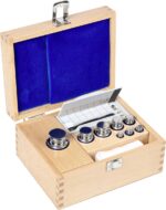 Kern 304-05 Gewichtssatz, E1, 1 g - 500 g, Knopf, Edelstahl poliert, im Holzetui