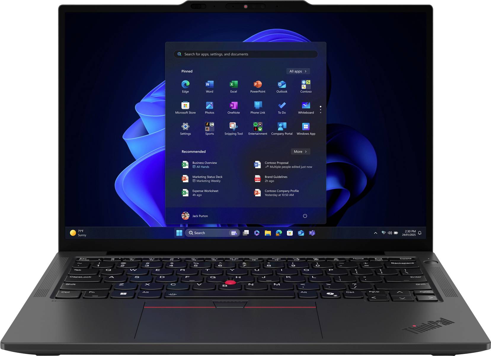 image-5180.jpg Lenovo Notebook "ThinkPad X13 G6" 33.8 cm (13.3 Zoll) WUXGA Intel® Core™ Ultra 5 225U 32 GB RAM 1 TB SSD Deutsch, QWERTZ – Bild 1