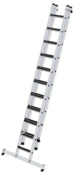 MUNK Günzburger Steigtechnik 040676 Aluminium Stufen-Schiebeleiter Arbeitshöhe (max.): 5.45 cm 21.7 kg