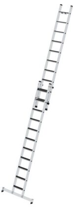 MUNK Günzburger Steigtechnik 040676 Aluminium Stufen-Schiebeleiter Arbeitshöhe (max.): 5.45 cm 21.7 kg – Bild 2