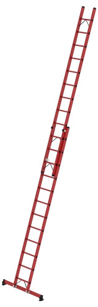 image-5388.jpg MUNK Günzburger Steigtechnik 036632 GFK Sprossen-Schiebeleiter Arbeitshöhe (max.): 7.4 cm 23.42 – Bild 1