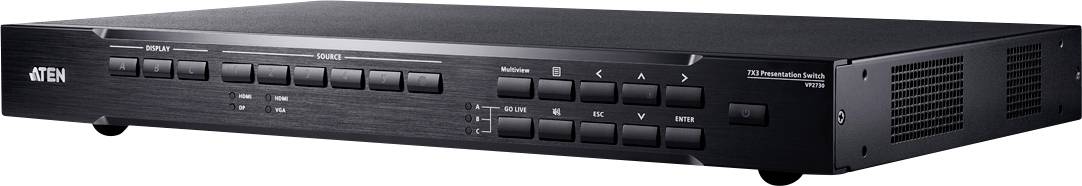 image-5448.jpg ATEN VP2730 HDMI-Matrix-Switch Seamless-funktion 1920 x 1080 Pixel Schwarz – Bild 1