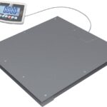 Kern BFB 600K-1NM Bodenwaage BFB 600K-1NM Wägebereich (max.) 600 kg Ablesbarkeit 200 g über Steckernetzteil Basalt-Grau