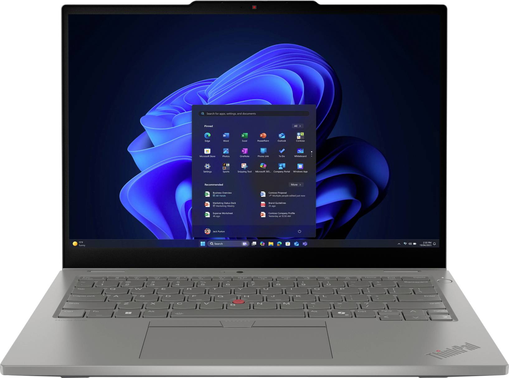 image-5569.jpg Lenovo 2-in-1 Notebook / Tablet ThinkPad L 33.8 cm (13.3 Zoll) WUXGA AMD Ryzen 7 250 32 GB RAM 1 TB SSD Deutsch, QWERTZ – Bild 1