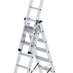 MUNK Günzburger Steigtechnik 033324 Aluminium Stufen-Mehrzweckleiter 25.3 kg