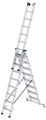 MUNK Günzburger Steigtechnik 033324 Aluminium Stufen-Mehrzweckleiter 25.3 kg