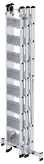 MUNK Günzburger Steigtechnik 033324 Aluminium Stufen-Mehrzweckleiter 25.3 kg – Bild 2