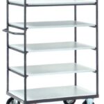 Fetra Hauptartikel 9343 ESD Etagenwagen Stahl Traglast (max.): 500 kg Grau