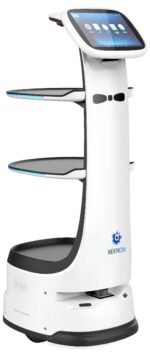 KEENON DINERBOT T8 LS Gastronomie Service Weiß App gesteuert, inkl. Ladegerät, Sprachgesteuert – Bild 2