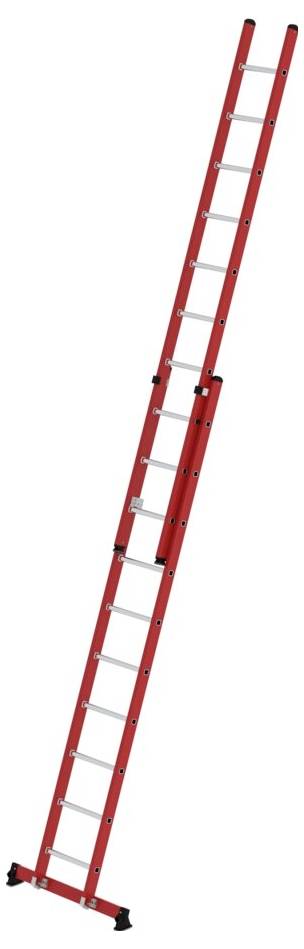 image-5808.jpg MUNK Günzburger Steigtechnik 035530 GFK/Alu Sprossen-Schiebeleiter Arbeitshöhe (max.): 6.1 cm 17.4 – Bild 1