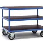 Fetra Hauptartikel 12426 Tischwagen Stahl pulverbeschichtet Traglast (max.): 1200 kg Brillantblau (RAL 5007)