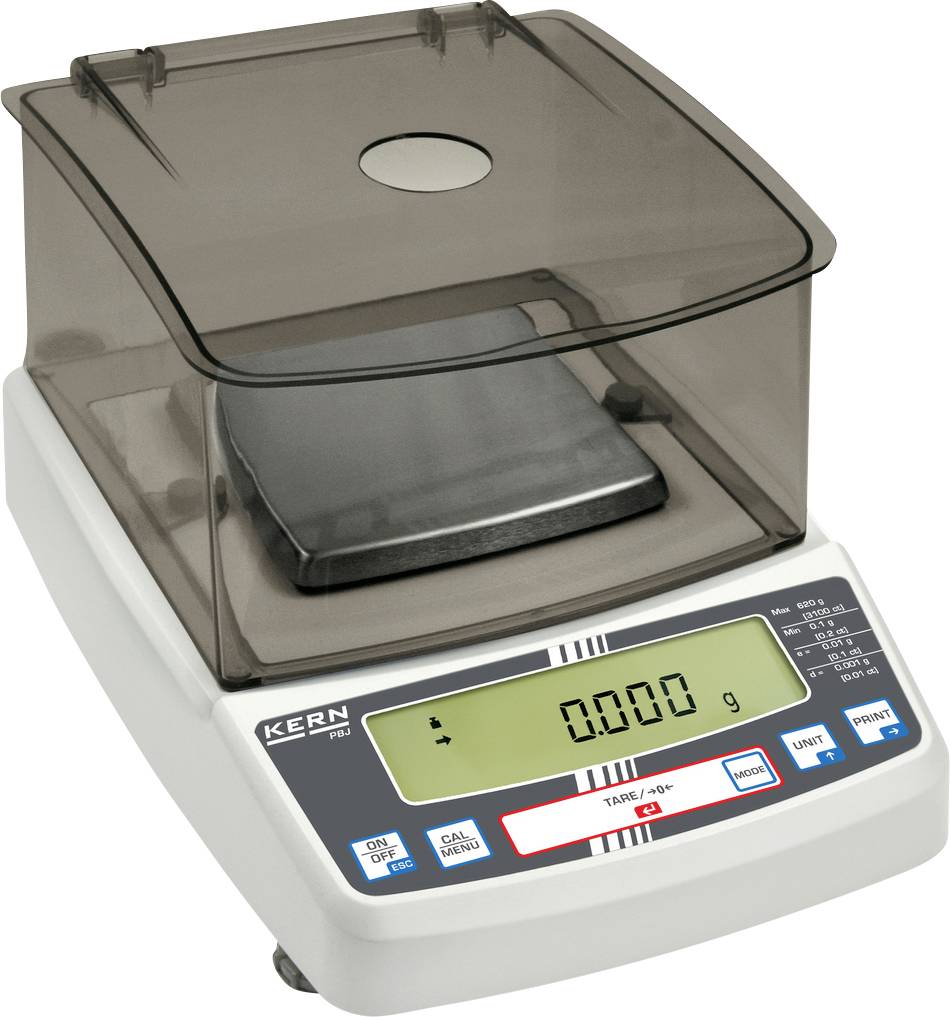image-6029.jpg Kern PBS 620-3M Präzisionswaage Wägebereich (max.) 620 g Ablesbarkeit 0.001 g über Steckernetzteil Silber – Bild 1