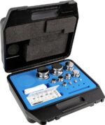 Kern 323-074 Gewichtssatz, F1, 1 mg - 2 kg, Knopf, Edelstahl poliert, im Kunststoffkoffer